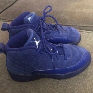 Jordan Retro 12 Royal Blue shoes size  2 youth
